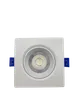 Lámpara Wellmax Spot Cuadrada 7W Led Samsung para Embutir 100 240V Diametro 9.5" 9.5 Luz Fria 25.000 Horas